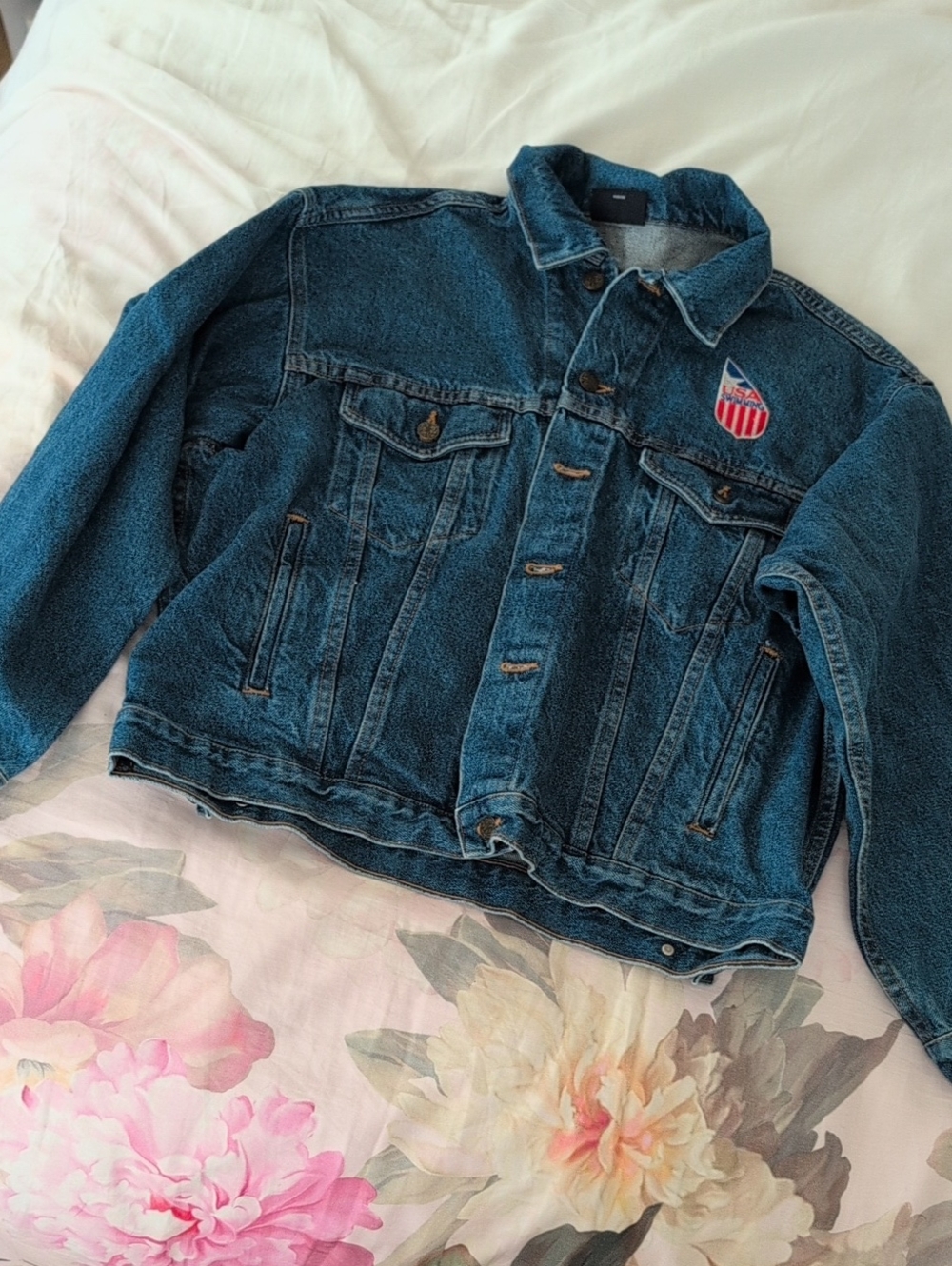 Vantage Custom Classics Denim Jacket - Teal Blue